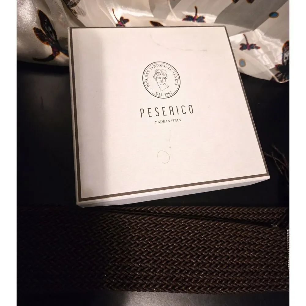 NIB - Peserico Textured Belt 54